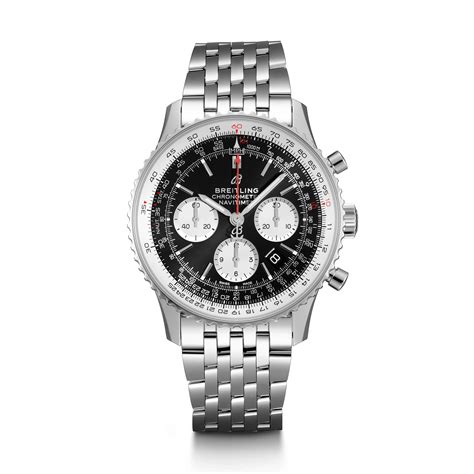 breitling navitimer 1 chronograph 43 wechsel leder auf stahl armband|breitling watches navitimer prices.